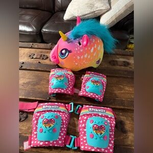 Raskullz Unicorn Helmet and Protective Gear Set